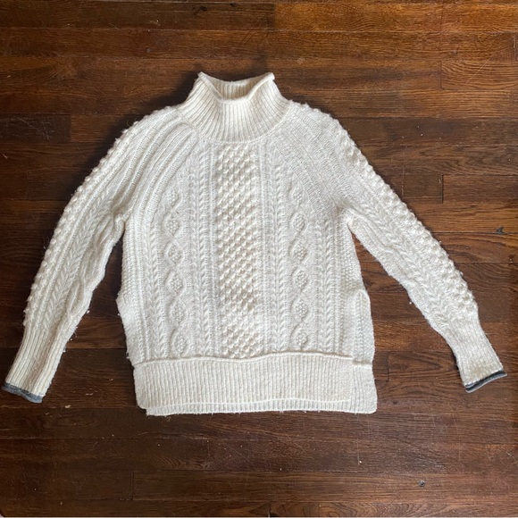 Alex Mill Sweaters - Alex Mill Camil Fisherman Sweater Wool/Alpaca